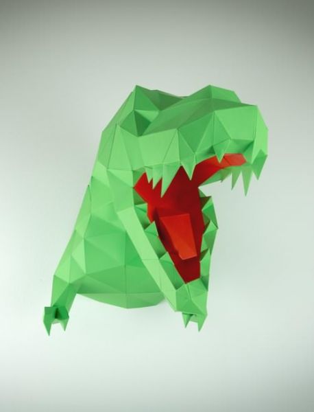 papertrophy trex origami