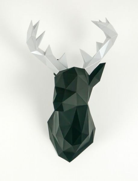 Papier Hirsch Wand trophäe Hirschgeweih