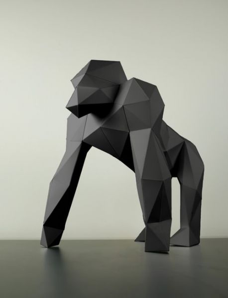Papier gorilla origami