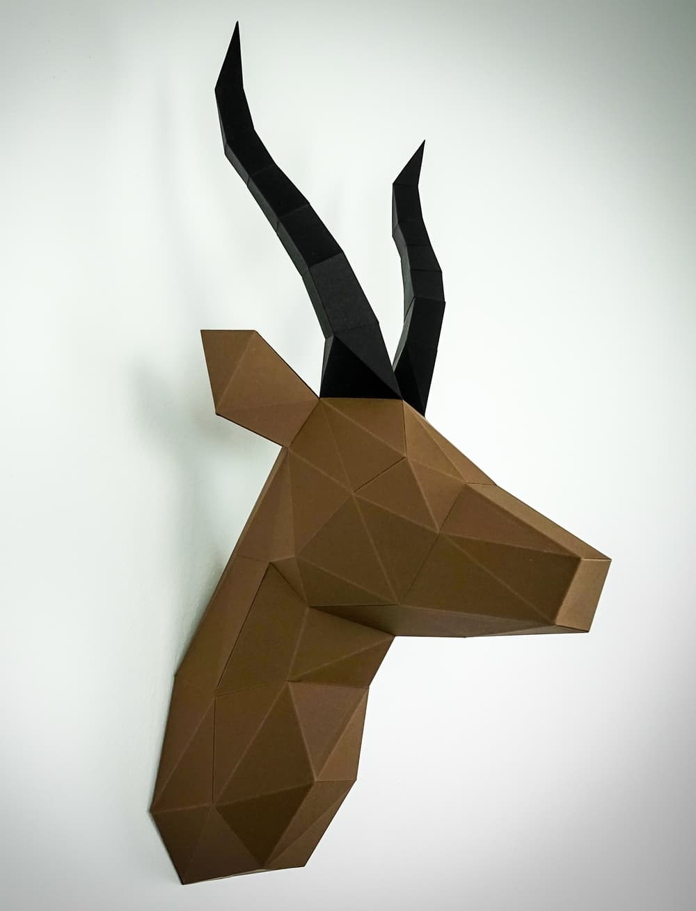 Papercraft Antilope | DIY Make your own Antelope trophy head