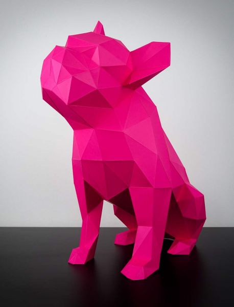 french bulldog pink