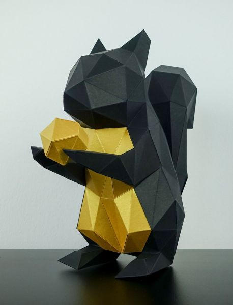 origami papertrophy eichhörnchen papier basteln